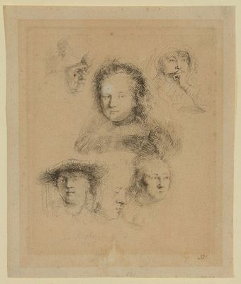 Rembrandt Etching, circa 1750