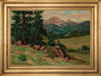 Charles Partridge Adams (1858-1942)Longs Peak from Estes Park, Colorado
