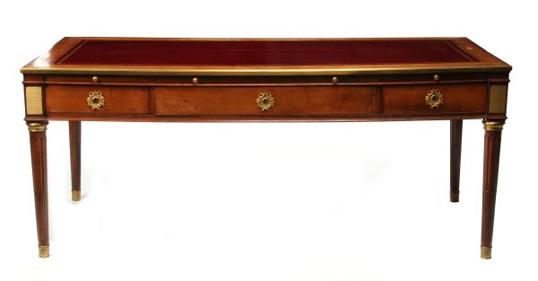 A Very Fine 18th C. French Bureau Plat in the Manner of Kochly