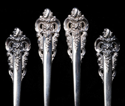 Hundreds of Pieces of Sterling Flatware Including Grand Baroque