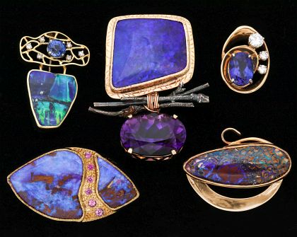 A Small Sampling from the Large Collection of Micky Roof Fine Jewelry Designs