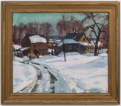 Carl William Peters (1897‑1980)Old Farm Jefferson Ave, Fairpoint NY