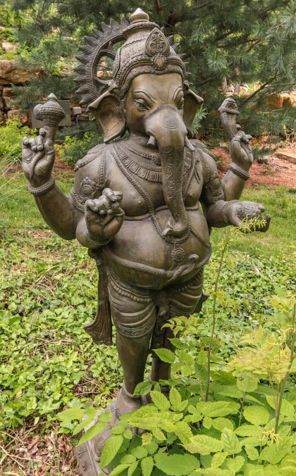 A 52-Inch Bronze Sculpture of Ganesh