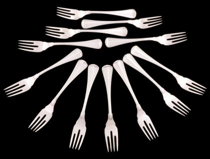Buccellati and Seven Other Sterling Flatware Sets