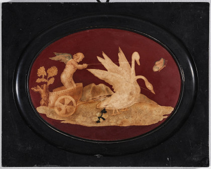 An 18th Century Scagliola Panel
