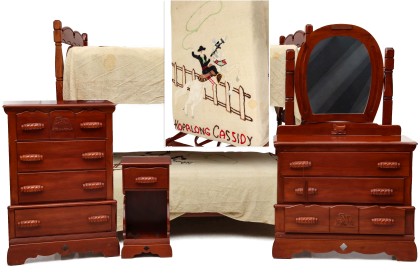 A Rare Hopalong Cassidy Bedroom Set