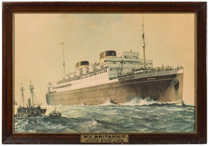 Steamship Advertising Posters