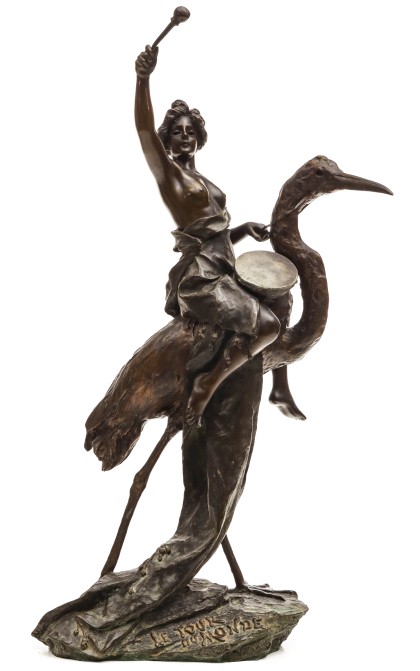 Never Before Seen Sculpture by Emmanuel Villanis (1858‑1914)