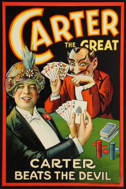 One of Two Carter Magic Posters