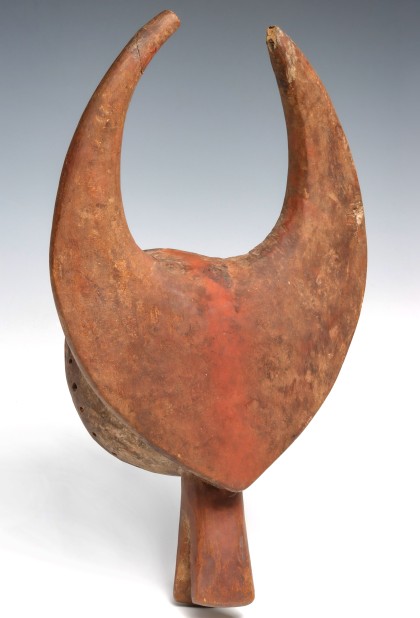 A Chamba Carved Mask or Headdress