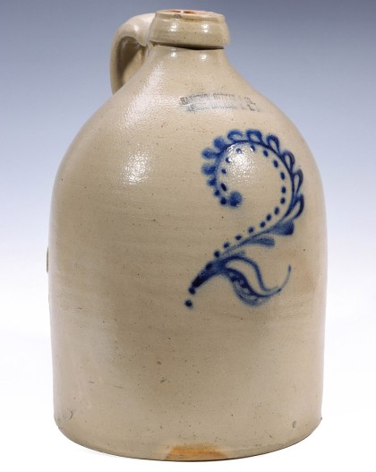 Blue Decorated Stoneware and other Americana