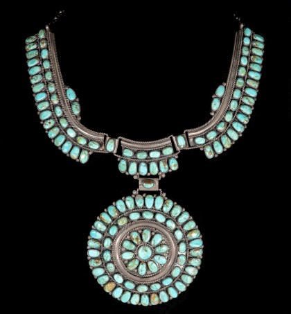 Exceptional Sterling Silver and Turquoise Jewelry