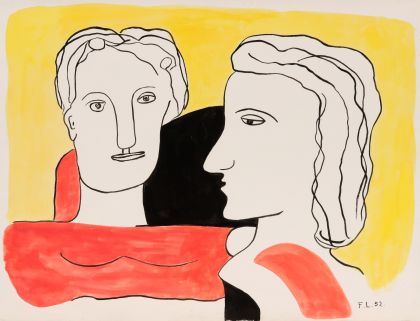 Fernand Leger (1881‑1955) Gouache on Paper with Provenance