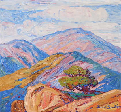 Birger Sandzén (1871–1954) Oil on Canvas, 28 x 30 Inches