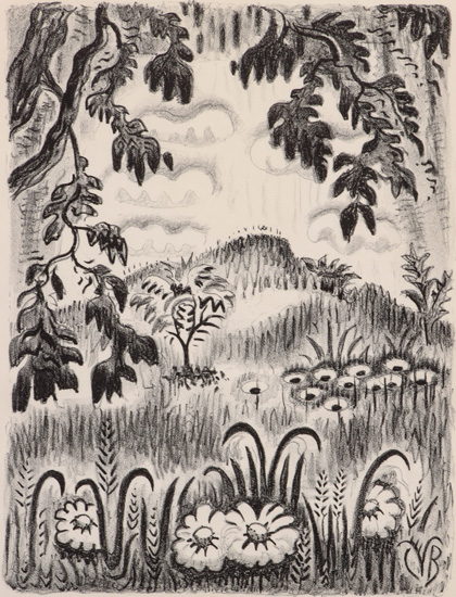 Charles Burchfield (1893‑1967)Lithograph for the Print Club of Cleveland Ohio