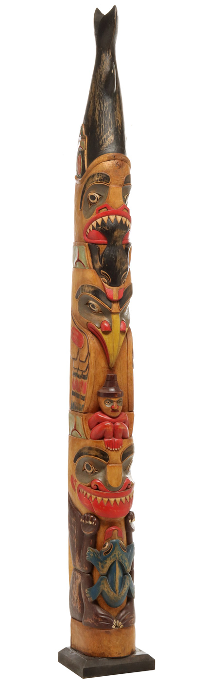 A 20th Century Totem, 71 Inches High