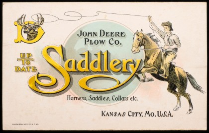 Rare Saddlery and Stockyards Advertising