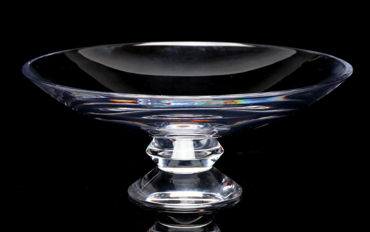A BACCARAT FRENCH CRYSTAL COMPOTE