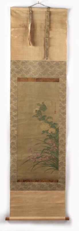 A, 18TH / 19TH CENTURY CHINESE PAINTED SCROLL