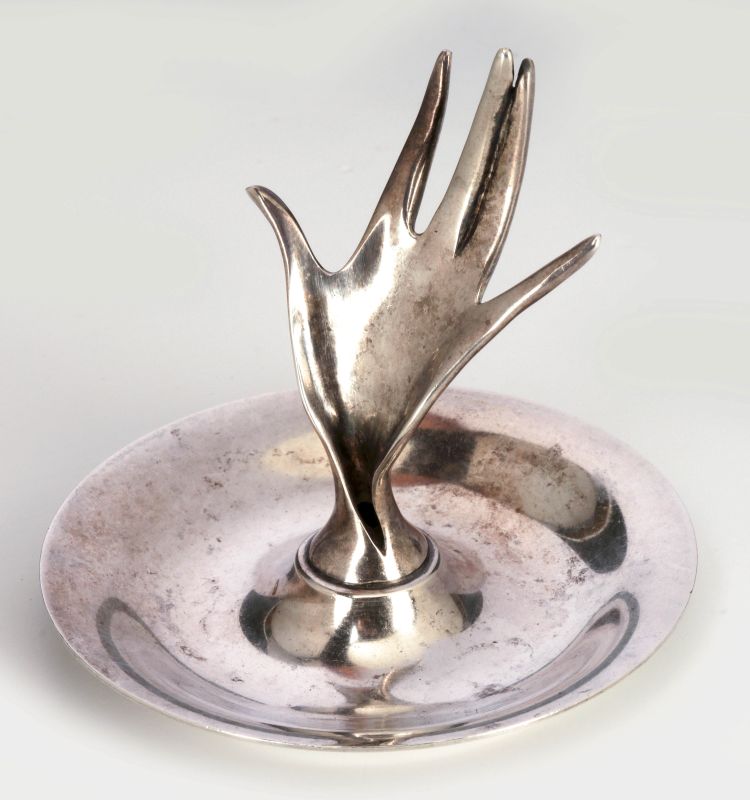 A TIFFANY AND CO. STERLING RING HOLDER