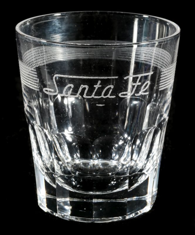 SANTA FE RR FROSTED ETCHED LOGO OLD FASHIONED