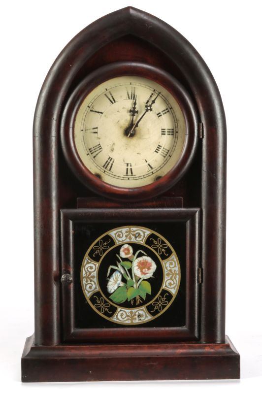 A JEROME & CO. GOTHIC 'BEEHIVE' CLOCK