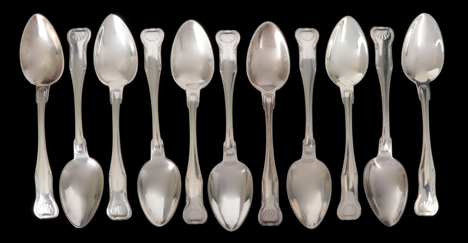S. KIRK AND SON SPOONS IN SON AND KING PATTERN