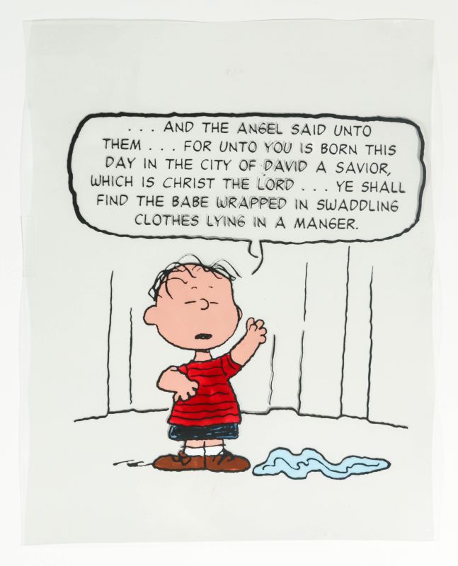 A PROMOTIONAL CEL FOR A CHARLIE BROWN CHRISTMAS'