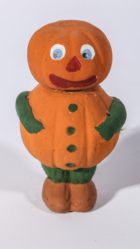 A GERMAN VEGGIE MAN HALLOWEEN CANDY CONTAINER