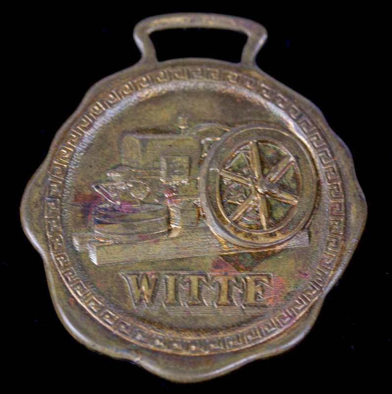 WITTE ENGINE WORKS EARLY ENGINE ADVERTISING FOB