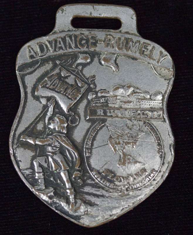 ADVANCE-RUMELY OIL PULL TRACTOR ADVERTISING FOB