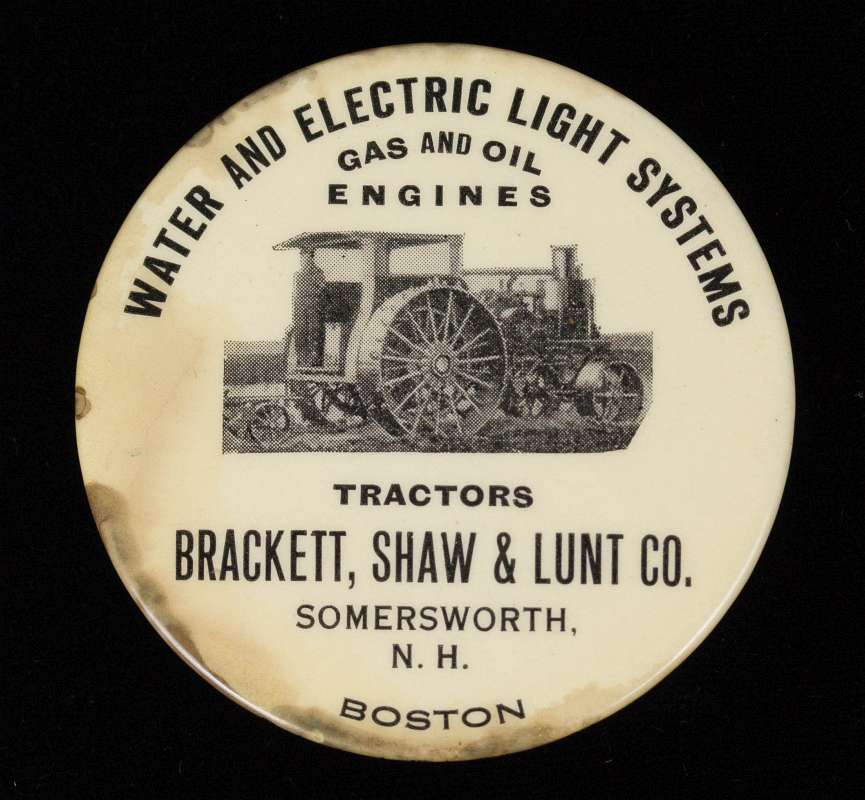 BRACKETT, SHAW & LUNT CO GAS OIL ENGINES TRACTORS