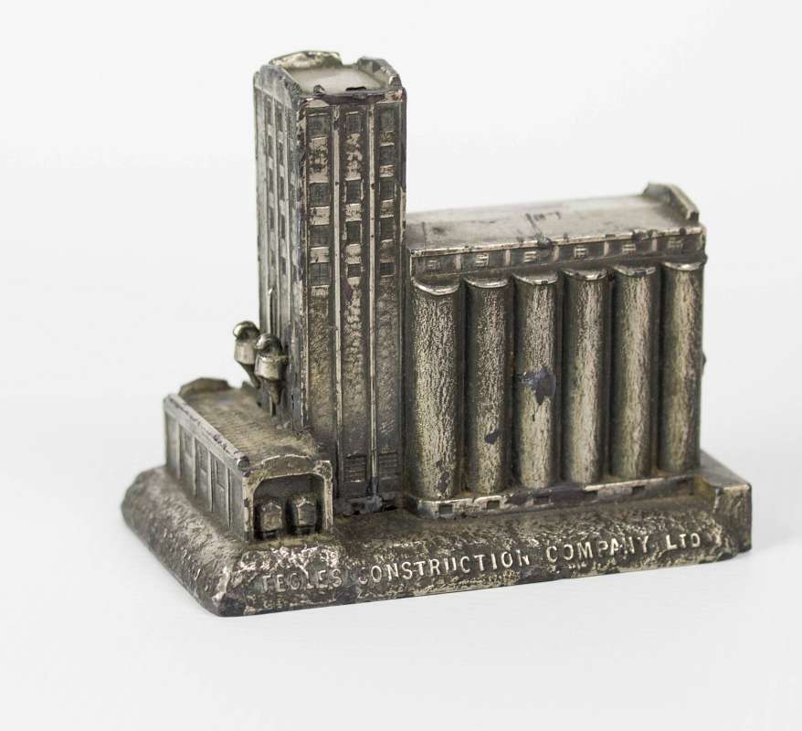 FEGLES CONSTRUCTION CO ADVTG PAPERWEIGHT C. 1920