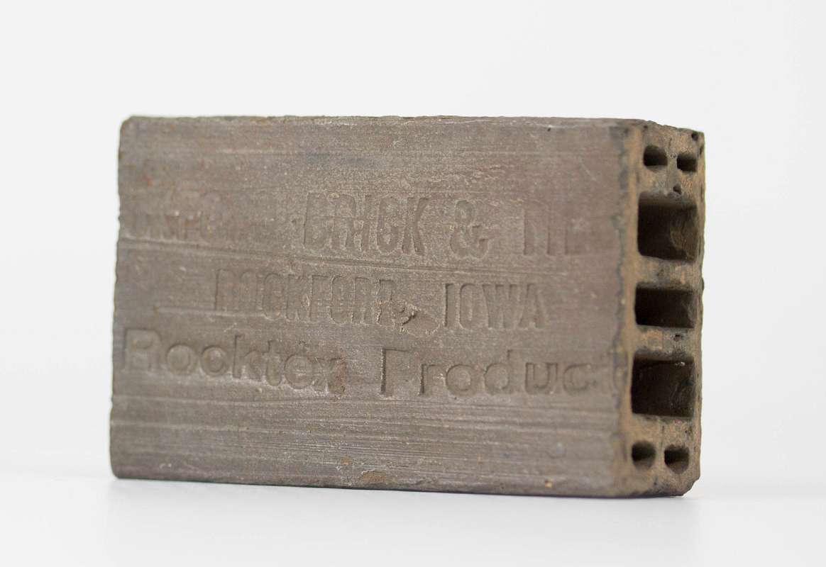 ROCKFORD BRICK & TILE CO. ADVERTISING PAPERWEIGHT