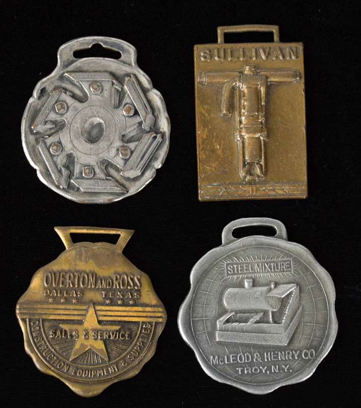 FOUR INDUSTRIAL COMPANY ADVERTISING WATCH FOBS