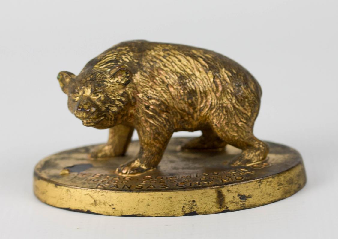 A.W. BEAR COMMISSION CO. ADVERTISING PAPERWEIGHT