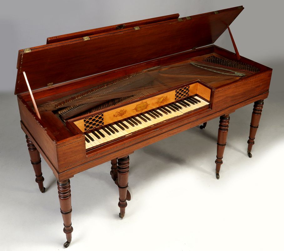 A WILLIAM IV ASTOR & NORWOOD PIANO-FORTE C.1800