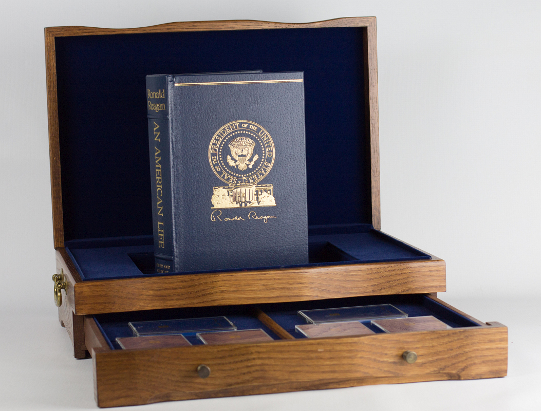 SIGNED RONALD REAGAN 'AN AMERICAN LIFE' LIMITED ED