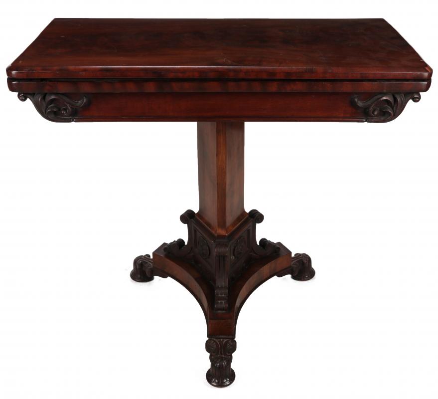 A 19TH CENTURY CONTINENTAL FLIP TOP GAMES TABLE 