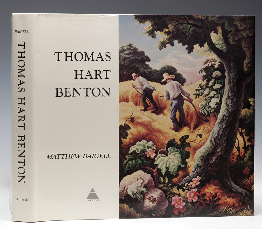 THOMAS HART BENTON SIGNED BOOK BY BAIGELL