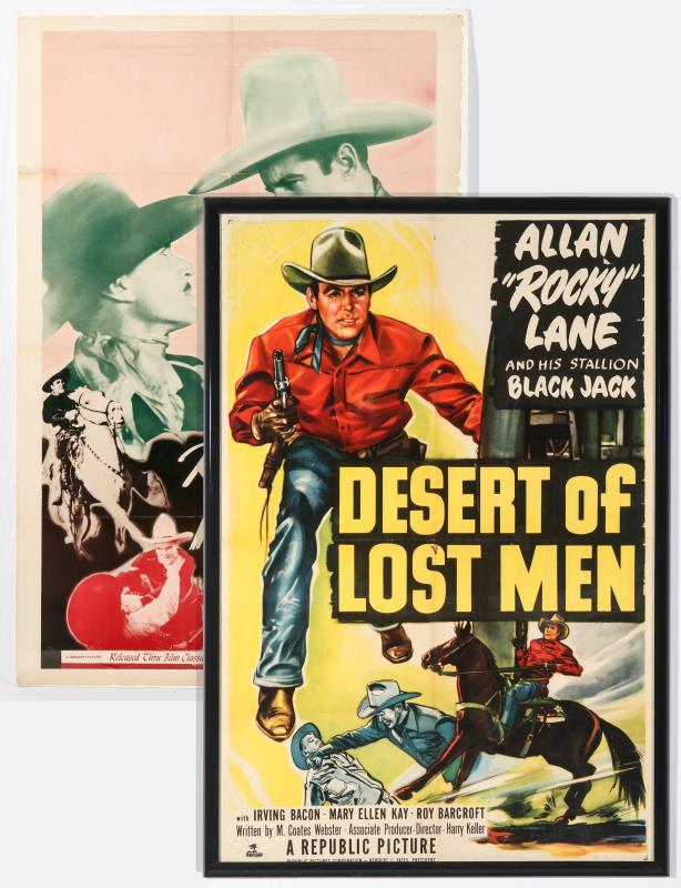 WESTERN THEME MOVIE POSTERS 1934 AND 1951