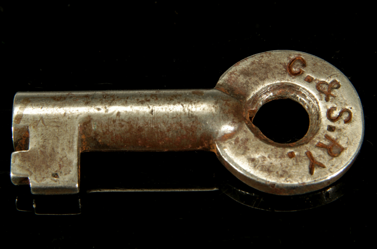 A COLORADO AND SOUTHERN RAILROAD SWITCH KEY