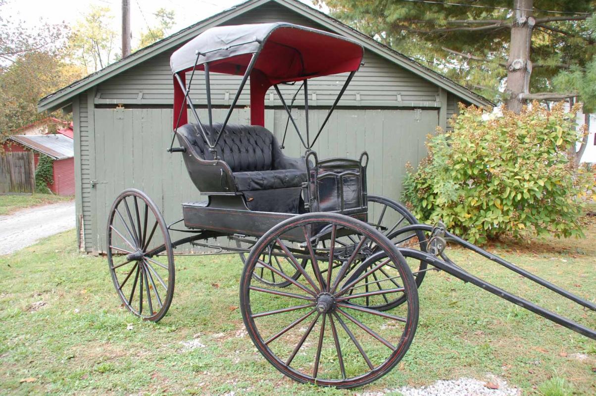 SCHROCK BUGGY WORKS HORSE DRAWN DOCTOR'S BUGGY