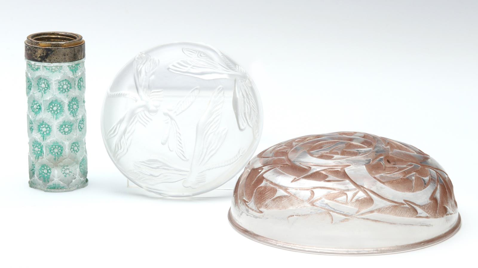 THREE LALIQUE ITEMS AS FOUND