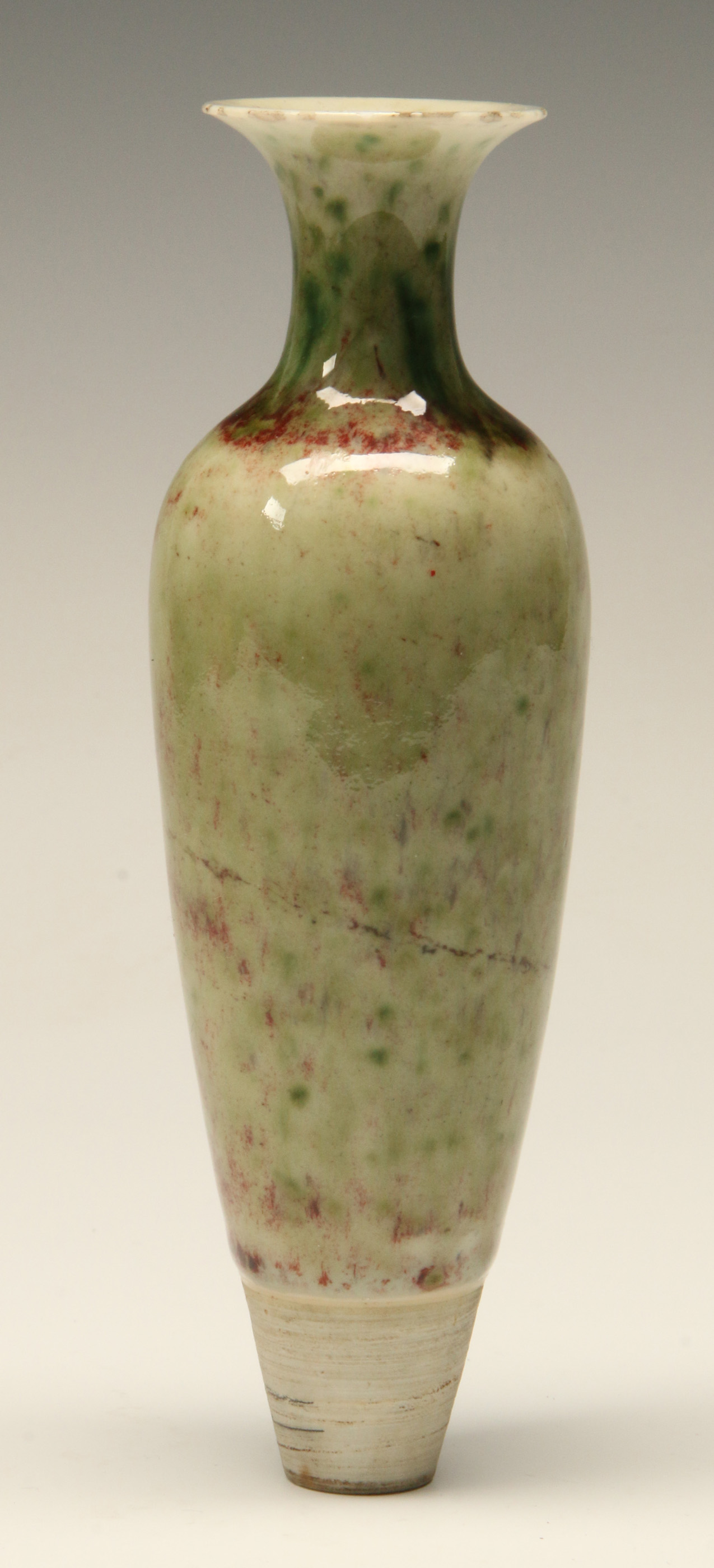 A SMALL ANTIQUE CHINESE AMPHORA FORM VASE