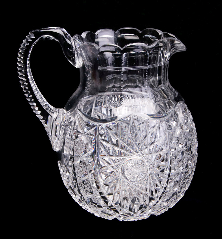 A LARGE ABP STRAUSS PITCHER IN KENILWORTH PATTERN