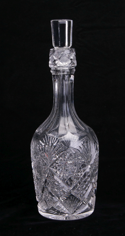 A GOOD AMERICAN BRILLIANT PERIOD WHISKEY DECANTER