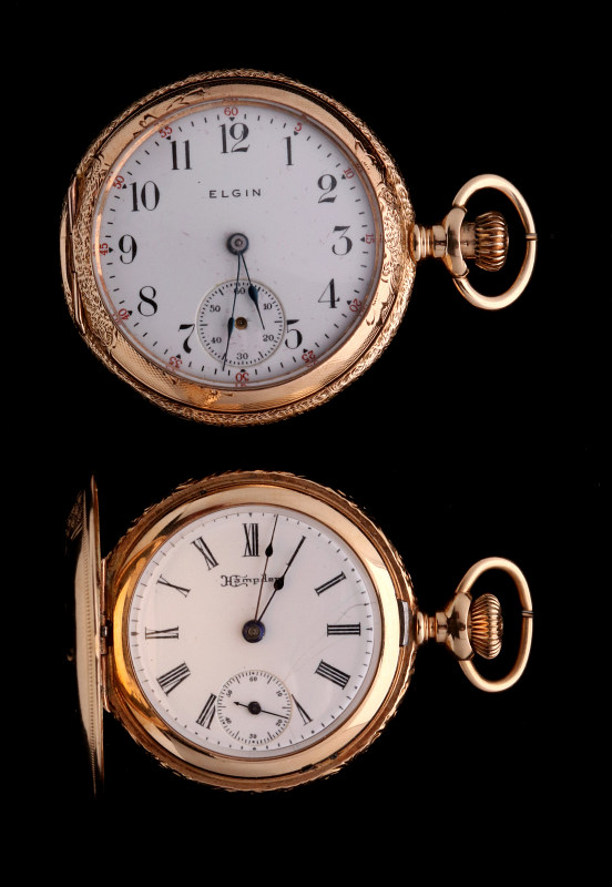 TWO EARLY 1900s 14K SOLID GOLD LADIES WATCHES