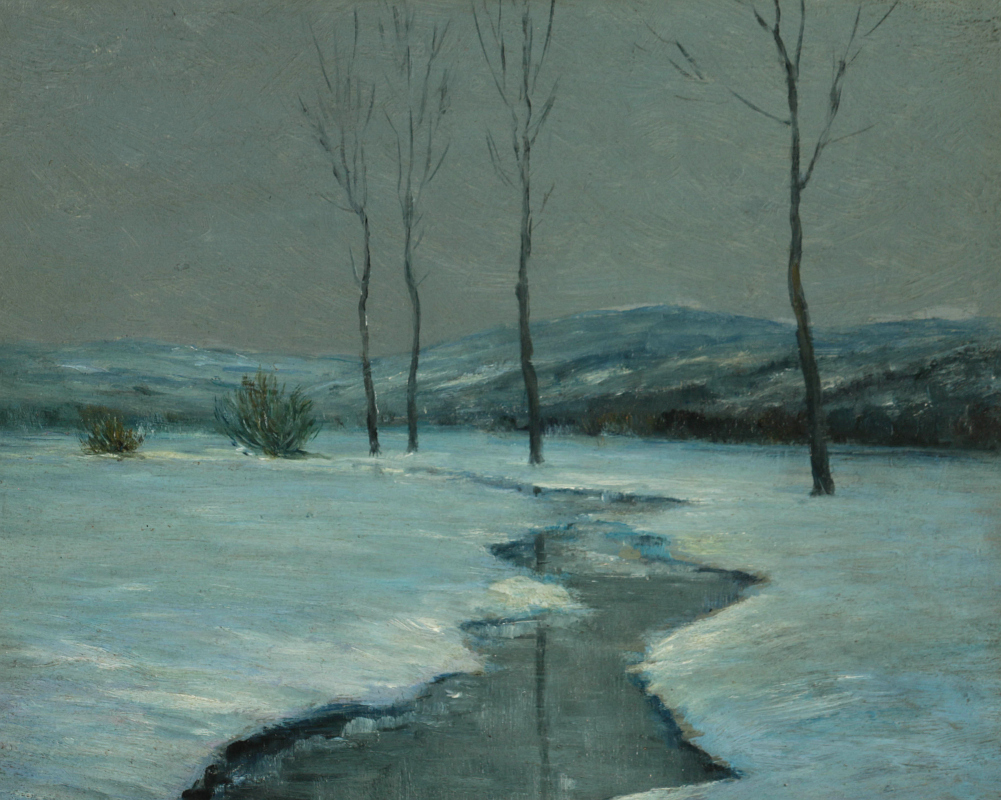 GEORGE VAN MILLETT (1864-1953) OIL ON BOARD