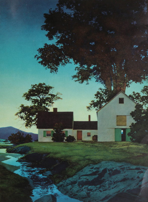 AFTER MAXFIELD PARRISH (1870-1966) COLOR LITHOGRAPH